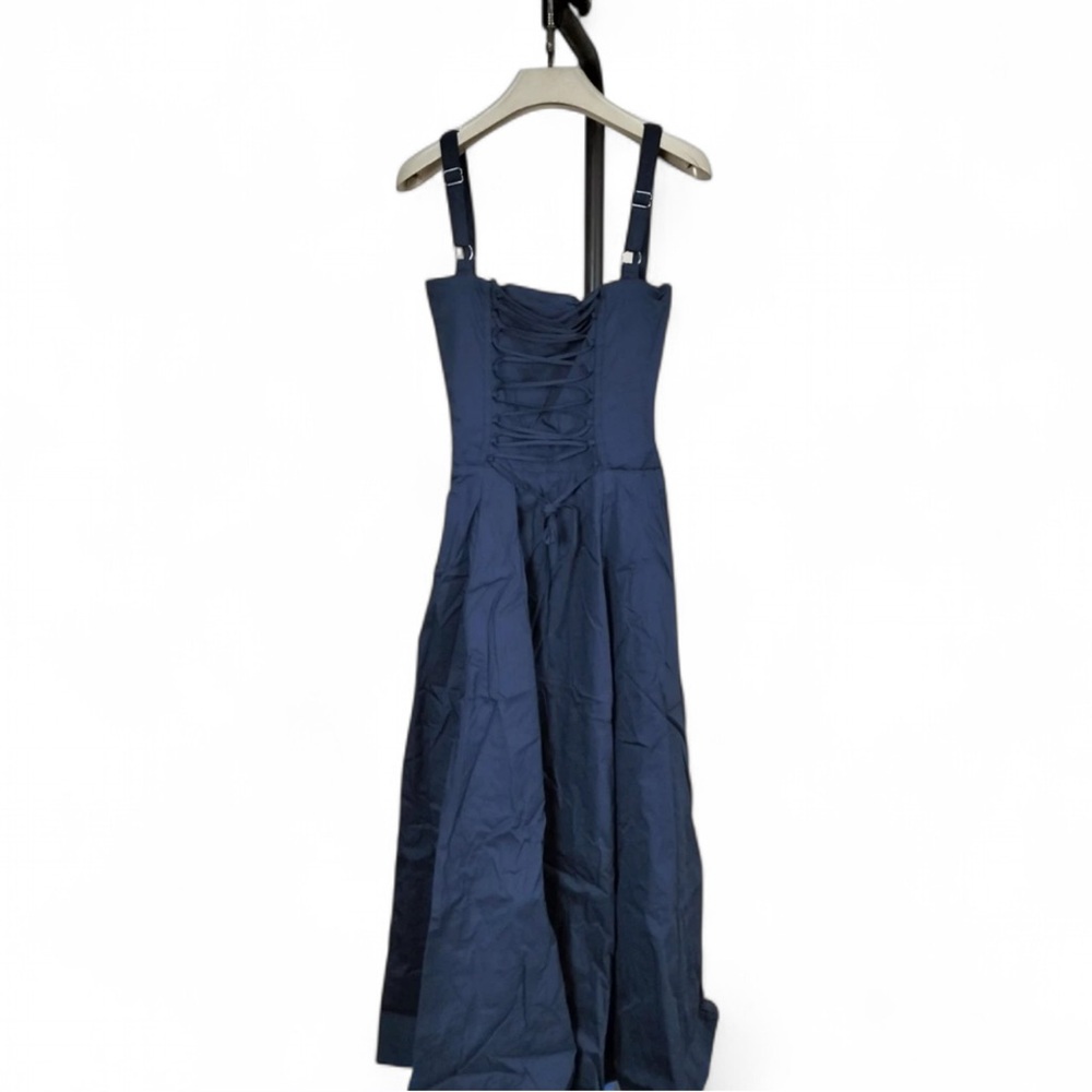 HOUSE OF CB 'Carmen' French Navy Bustier Sundress Size XS Regular Cup - Picture 5 of 5